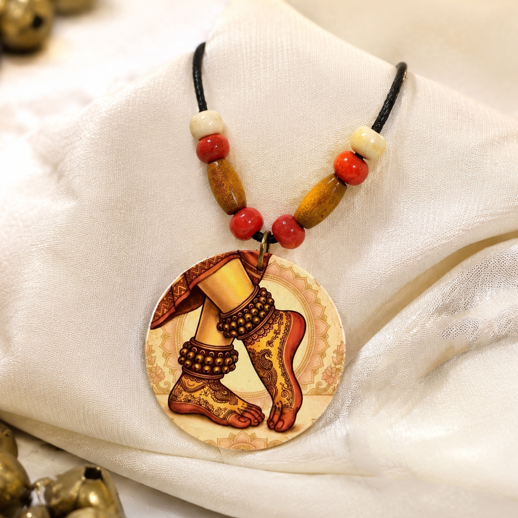 Natya Pendant Necklace - Handmade
